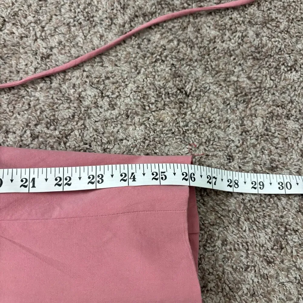 ZARA Pink Cropped Blazer Jacket Wrap Tie Waist Blogger Favorite Size Large L